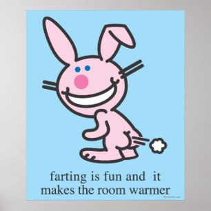 Poster Farting est amusant