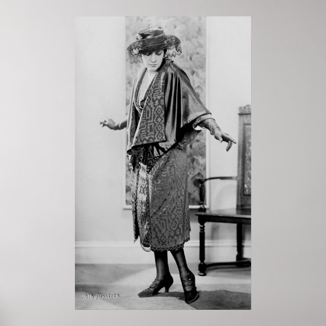 Poster Fashion Show : années 1920 (Devant)