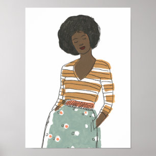 Poster Fashion Vignette Portrait
