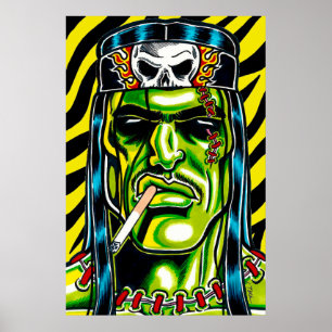 Poster Fast Frankie™/Monstre de Heavy Metal