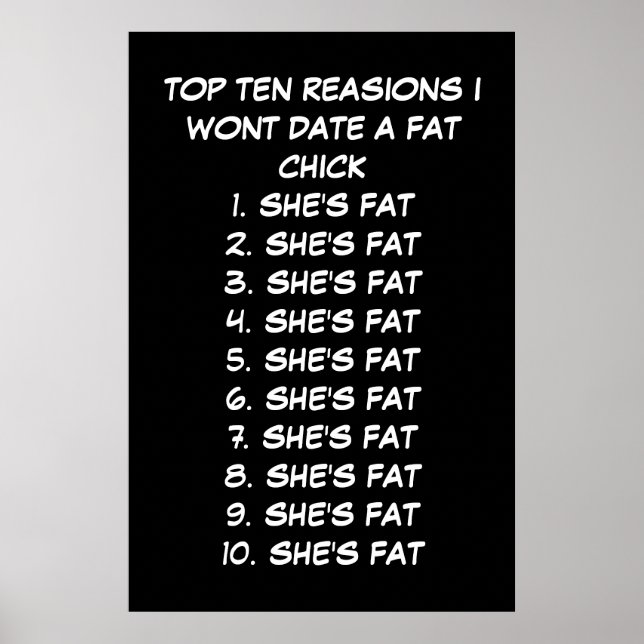 Poster Fat Chicks (Devant)