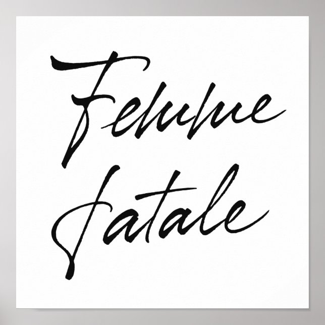 Poster Fatale (Devant)