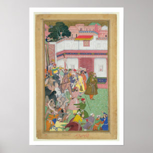 Poster Fatepur Sikiri, 1573 : Hasain Quli Khan-l Jahan