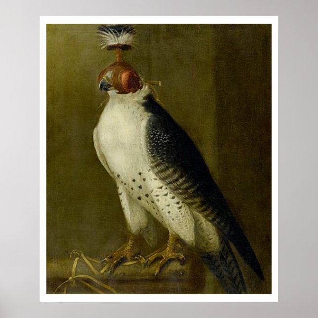 Poster Faucon de chasse - 17e siècle (Devant)
