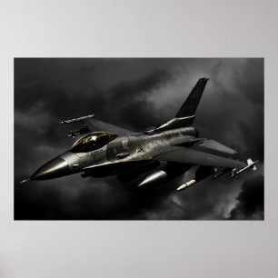 Poster Faucon F-16 de combat