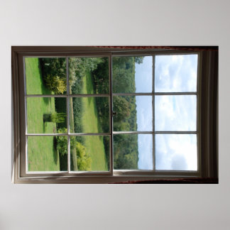 Poster Fausse fenêtre 2