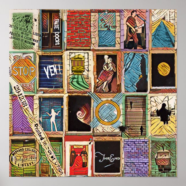 Poster Fausses portes - Puertas falsas - V.E.N. (Devant)