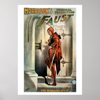 Poster Faust - Visite de minuit