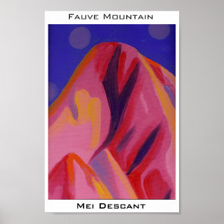Poster Fauve Mountain