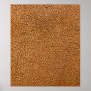 Poster faux look en cuir