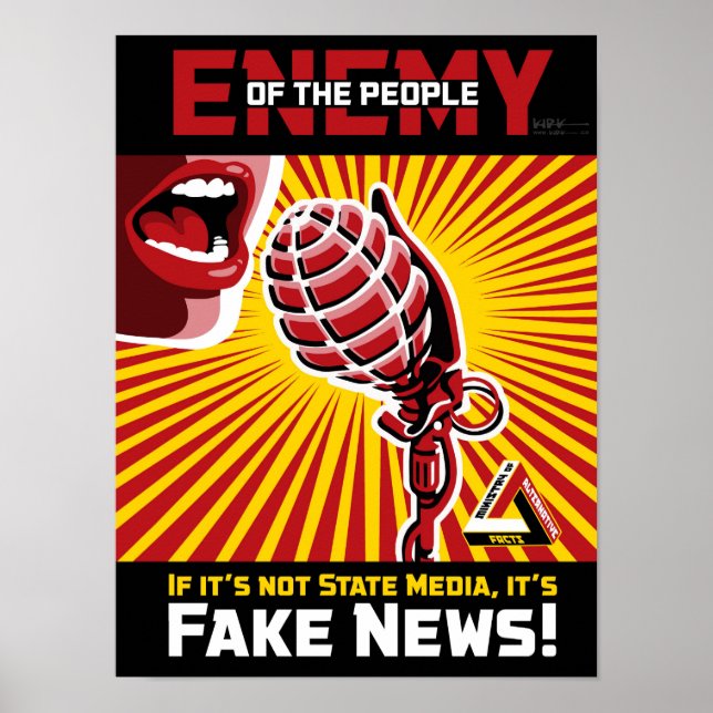 Poster Faux News (Devant)
