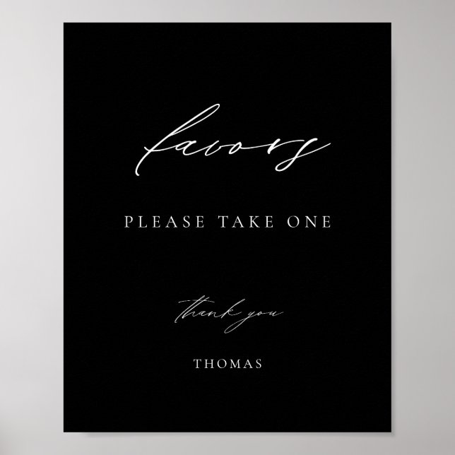 Poster Faveur noire (Devant)