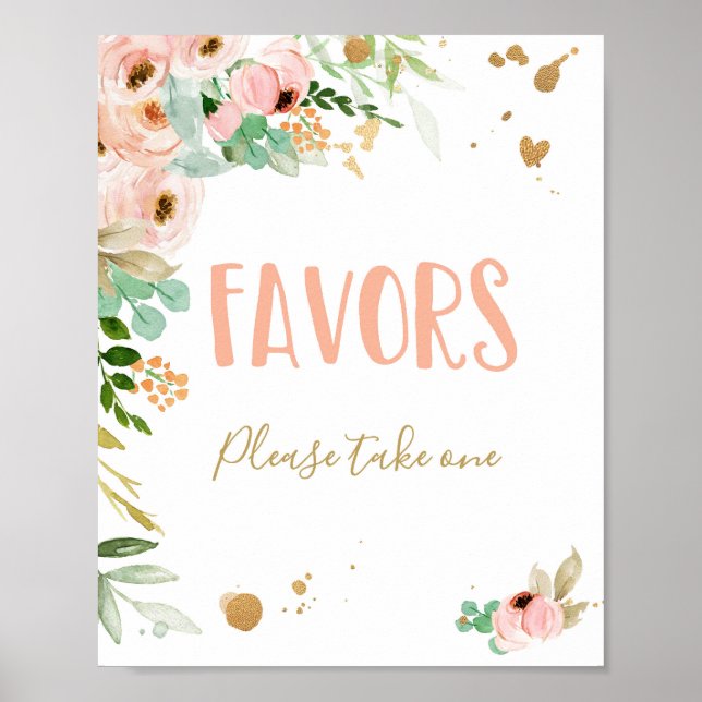 Poster Faveurs Cadeaux Fille Mlle Onederful Anniversaire  (Devant)