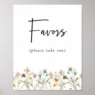 Poster Faveurs Florales