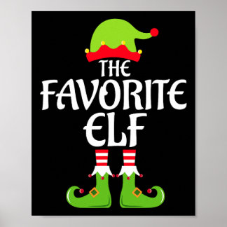 Poster Favori Elf Matching Famille Groupe Noël
