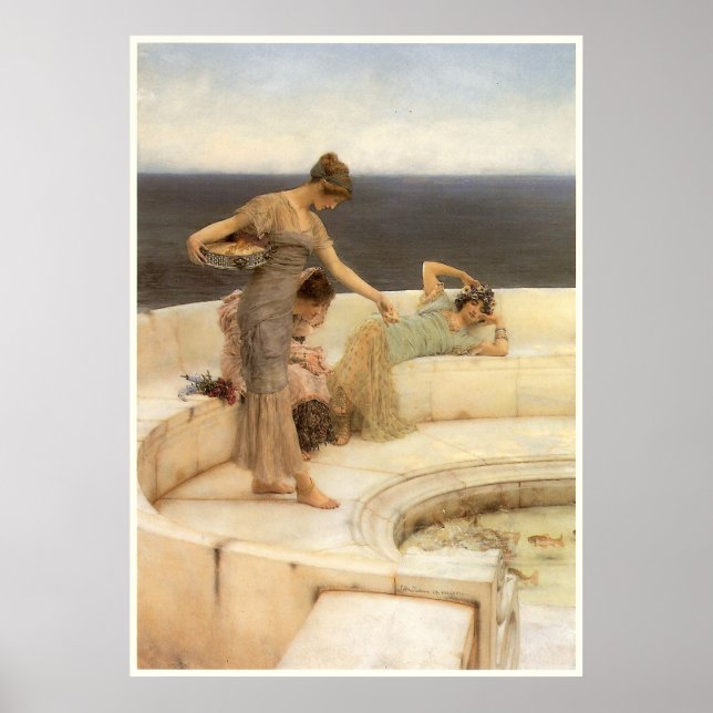Poster Favoris Argent de Sir Lawrence Alma-Tadema (Devant)