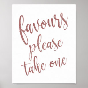 Poster Favoriser S'Il Vous Plaît Prendre Un Rose Parties