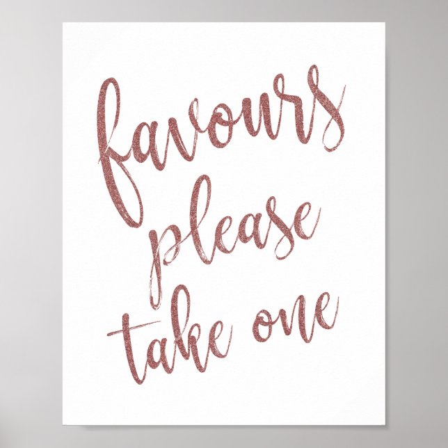 Poster Favoriser S'Il Vous Plaît Prendre Un Rose Parties  (Devant)