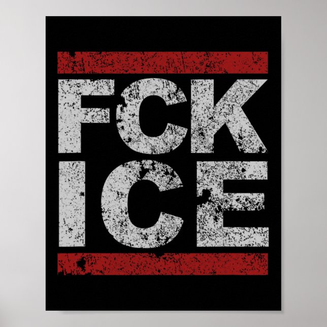 Poster Fck Ice déprimé (Devant)