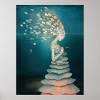 *~* FD2 5 Déesse de l'Eau Fantastique Mer Sirène