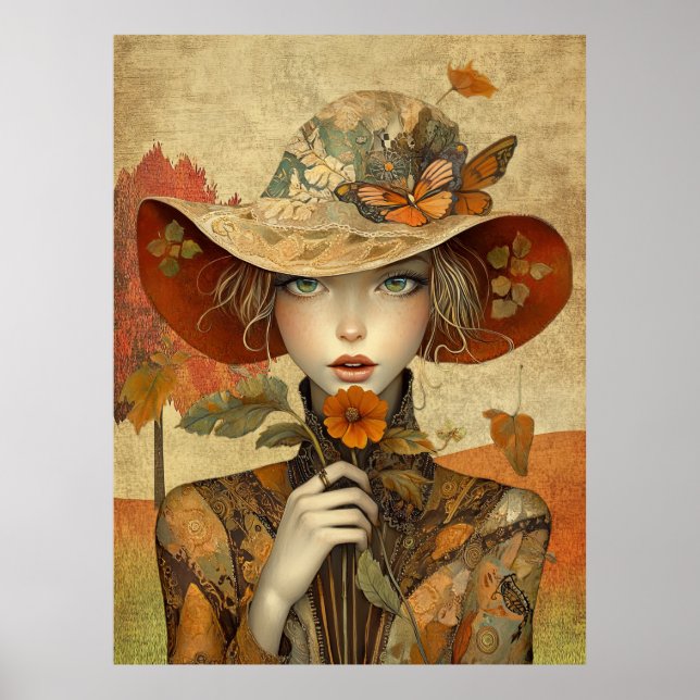 Poster *~* FD2 Autumn Girls Fall Retro 19 (Devant)