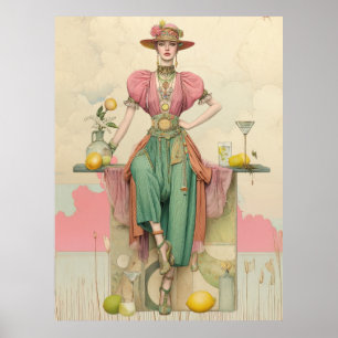 Poster ^~* FD2 Boho femme Apple Butterfly 39