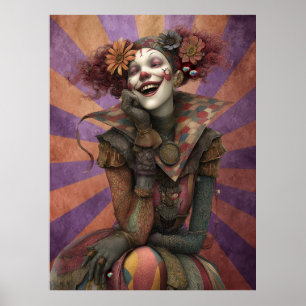 Poster FD2 Cirque Clown Art Vintage Retro Carnaval 14