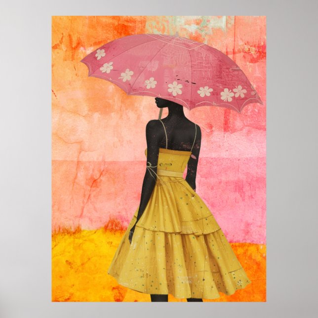 Poster *~* FD2 Déesses noires tropicales dynamiques 7 Cas (Devant)