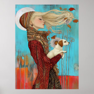 Poster *~* FD2 Jolie Filles Automnes Automne Automne auto