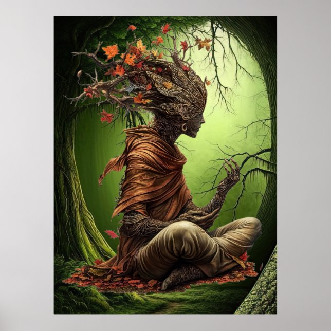 Poster *~* FD3 28 Enchanter WOMAN Earth l Keeper (Devant)