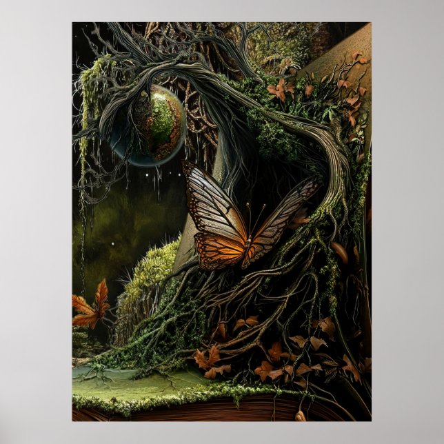 Poster *~* FD3 32 Papillon mystique de la Terre céleste (Devant)