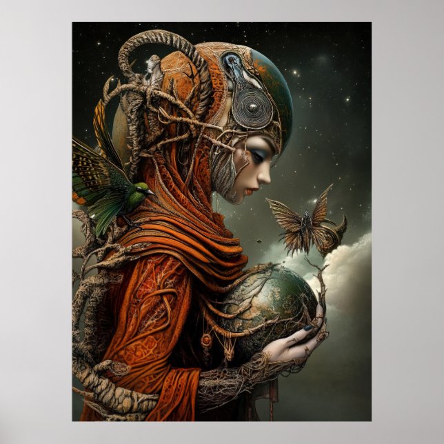 Poster *~* FD3 COSMIC GUARDIAN Earth Keeper Protecteur (Devant)