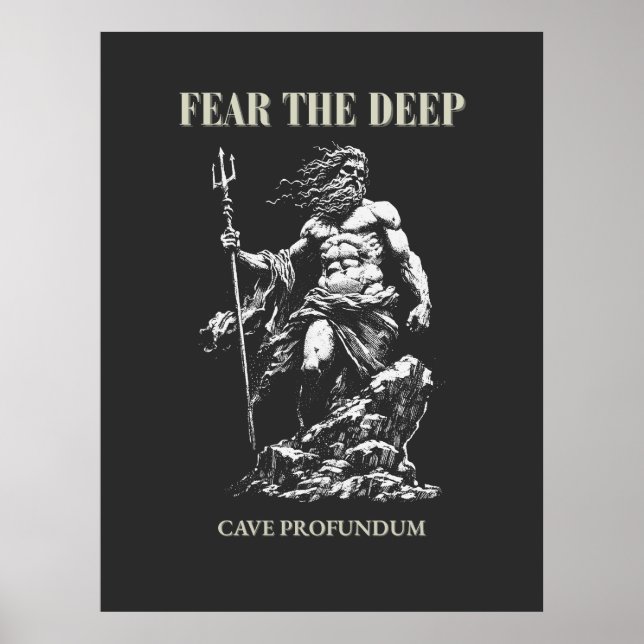 Poster Fear the Deep – Poseidon Mythic  (Devant)