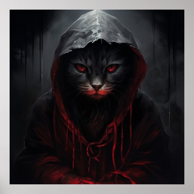 Poster Fearful Feline Encounters (Devant)