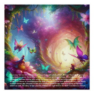 Poster Fée