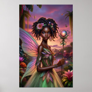 Poster Fée africaine