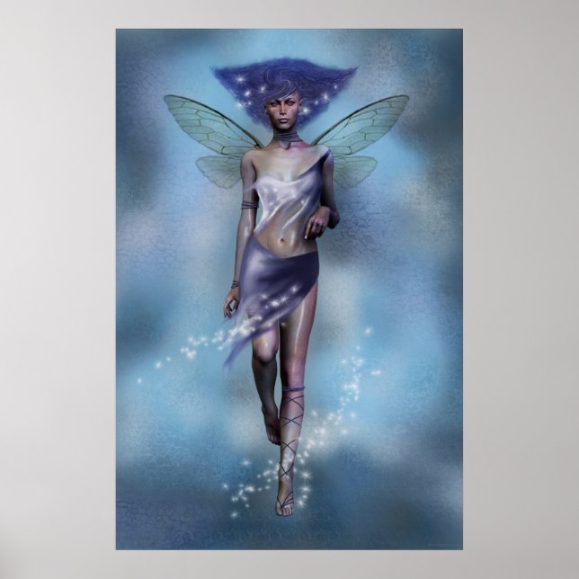 Poster Fée bleue (Devant)
