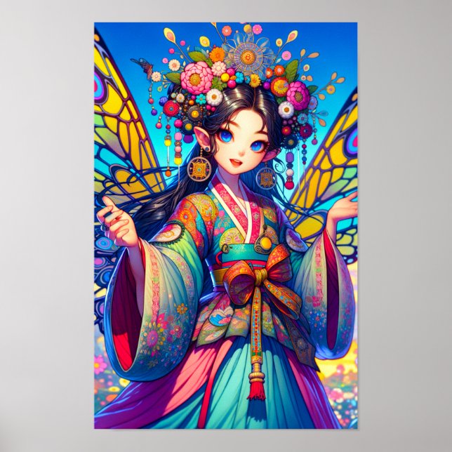 Poster Fée coréenne (Devant)