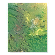 Fée dans le vert