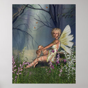 Poster Fée de bois