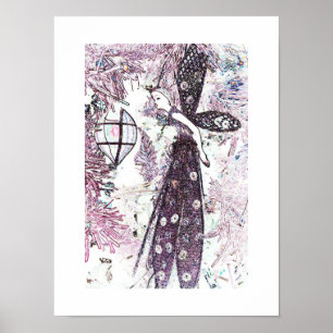 Poster Fée de Noël, 12x16