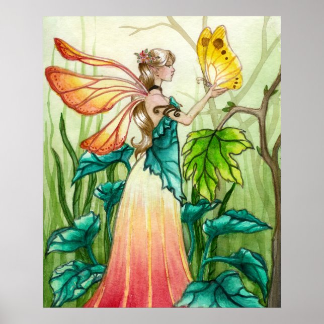 Poster Fée de printemps (Devant)