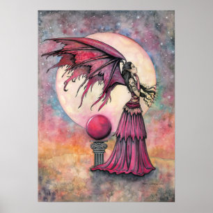 Poster Fée du crépuscule Fantaisie artistique par Molly H