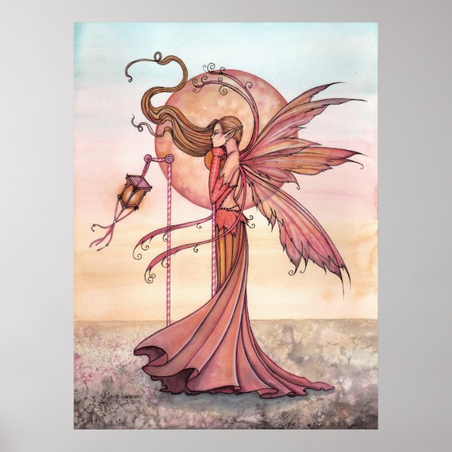 Poster Fée du soleil Imaginaire Art Imprimer (Devant)