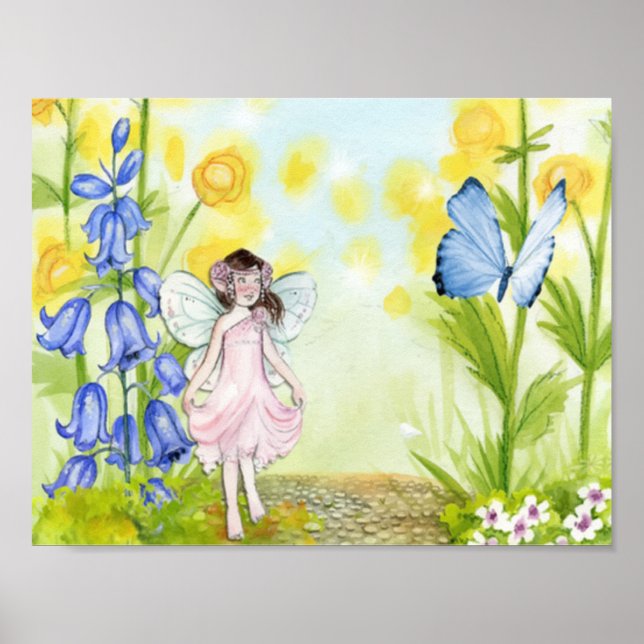 Poster Fée Et Papillon (Devant)