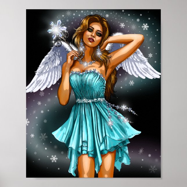 Poster Fée féminine magique (Devant)