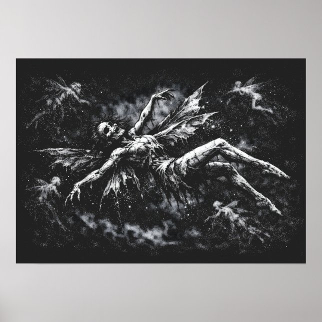 Poster Fée morte par BurnsInHell (Devant)