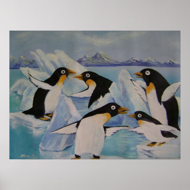 Poster fée penquin (Devant)