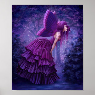 Poster Fée pourpre