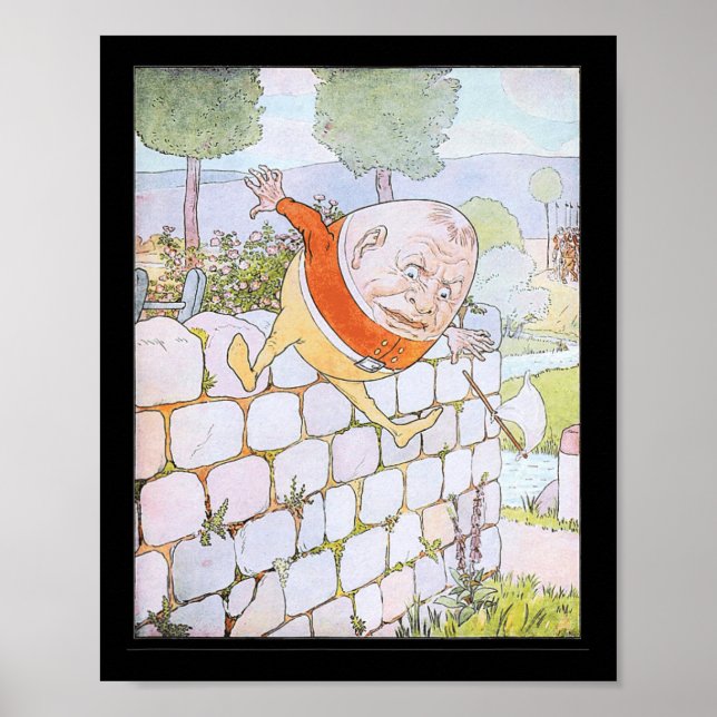 Poster Fée Rétro La Grande Automne Humpty Dumpty 1 (Devant)